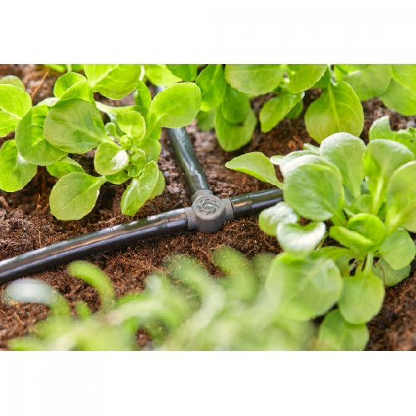 З'єднувач Т-подібний Gardena Micro-Drip-System для шлангів 4,6 мм 10 шт.-13211-20.000.00