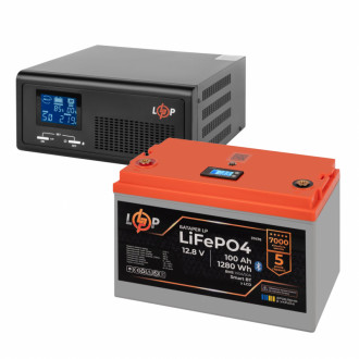 КРЖ LogicPower B430 + літієва (LiFePO4) батарея 1280 Ватт (19406+37476 100 Ah)-[articul]
