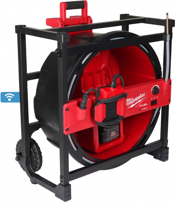 Машина прочистна акумуляторна MILWAUKEE, M18 HSFSM-122 (зарядний пристрій М12-18 FC, 2 акумулятори HB12 12Аг FORGE)-4933499309