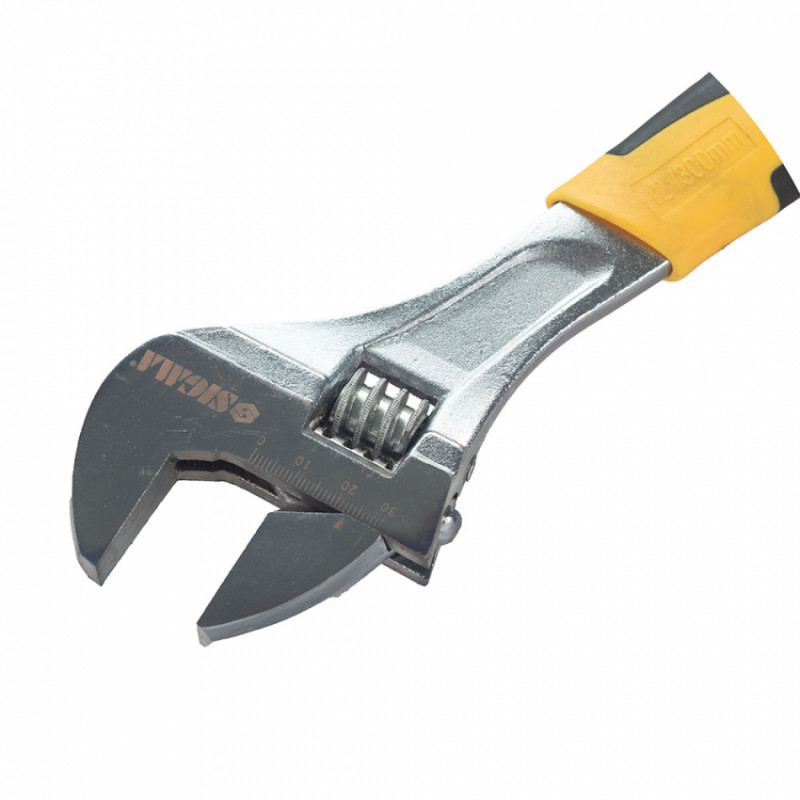 Ключ розвідний 300мм CrV (гум'яна рукоятка) Sigma (4101041)-4101041