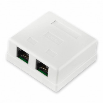 Розетка RJ-45 2-порта кат.5е UTP LP-114-[articul]