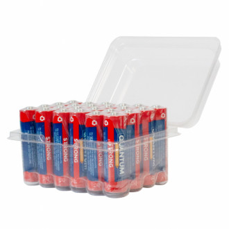 Лужна батарейка Quantum Strong LR6/AA 24шт/уп plastic case