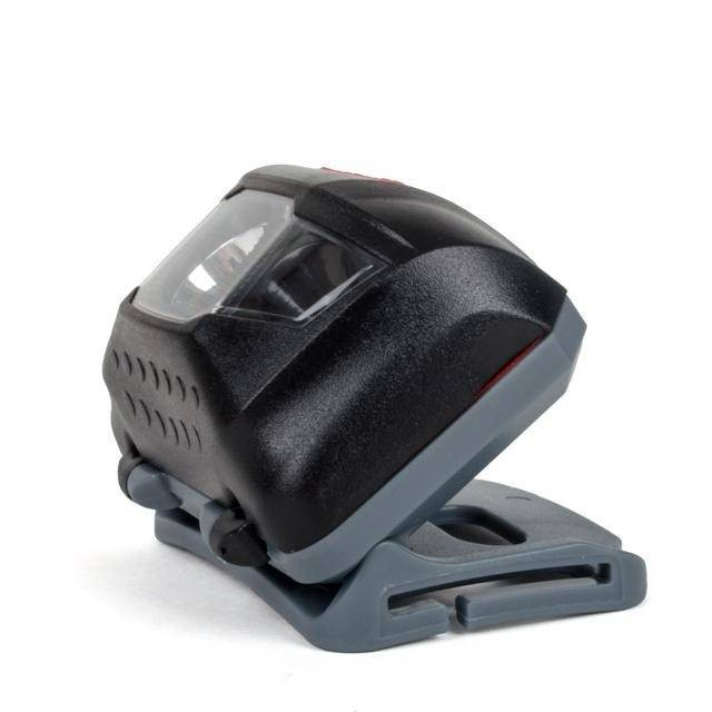 Ліхтар налобний світлодіодний, пиловологозахищений корпус, чотири режими роботи, 1Вт + 2 LED, батарейки 3 ААА. INTERTOOL LB-0302-LB-0302