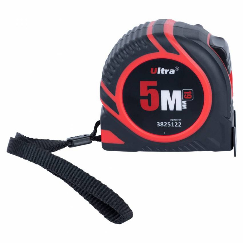 Рулетка з нейлоновим покриттям полотна 5м×19мм Ultra (3825122)-3825122