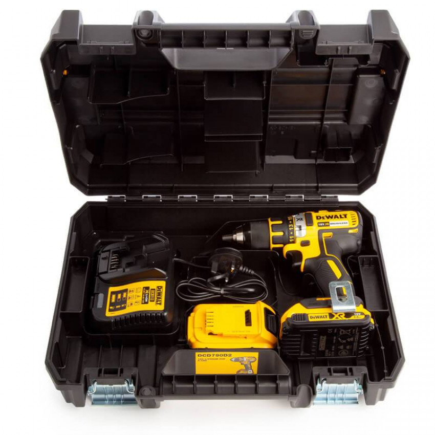 Дриль-шуруповерт акумуляторний безщітковий DeWALT DCD790D2-DCD790D2