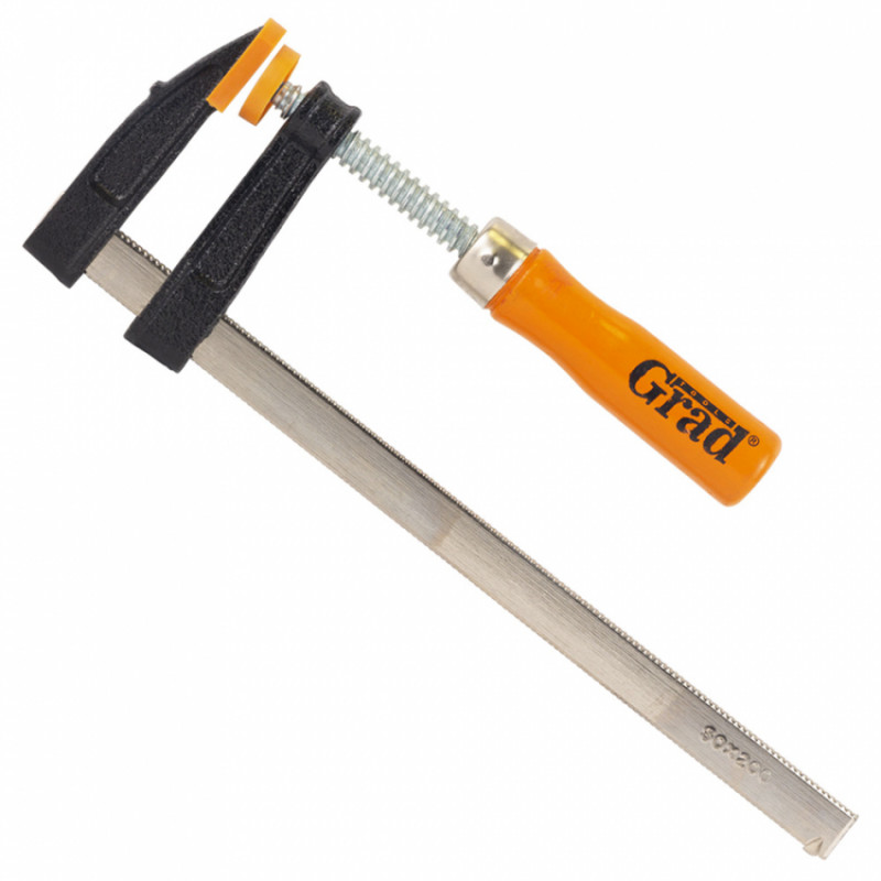 Струбцина столярна тип F 200x50мм Grad (4242625)-4242625