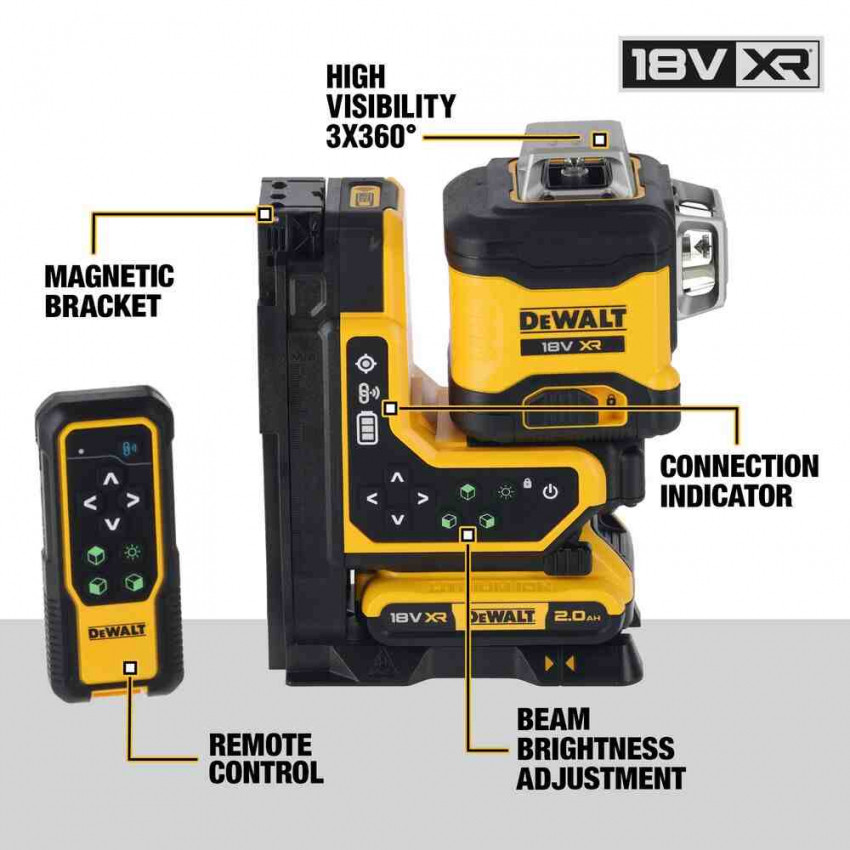 Рівень лазерний лінійний DeWALT DCLE34035D1-DCLE34035D1