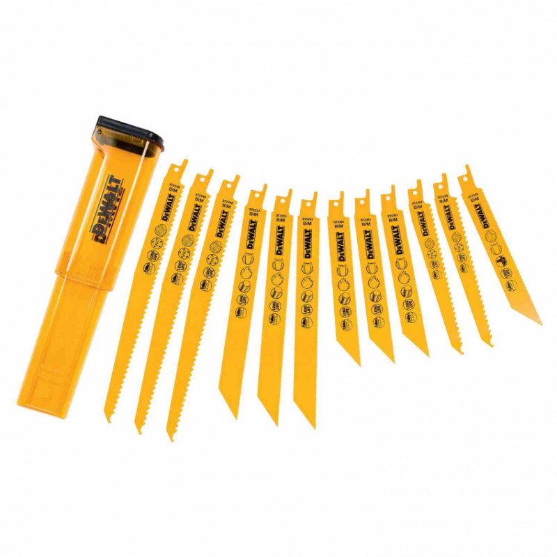 Набір полотен пиляльних DeWALT, для шабельних пил DeWALT DT2445-DT2445