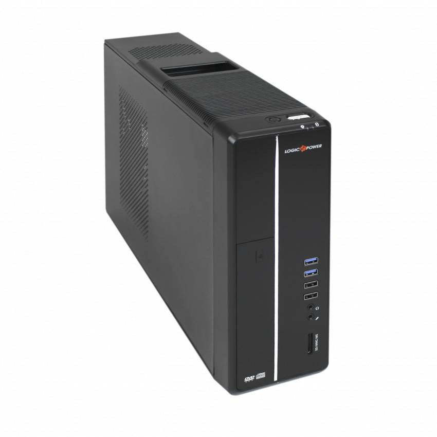 Корпус LP S602 BS 400W Slim 2хUSB 2.0-
