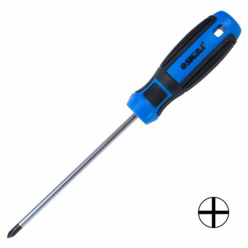 Викрутка хрестова PH 1×125мм CrV Mega Sigma (4009381)-4009381