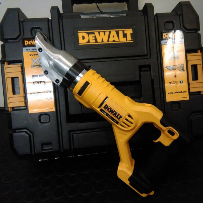 Ножиці по металу акумуляторні DeWALT DCS491NT, 18В XR Li-Ion-DCS491NT