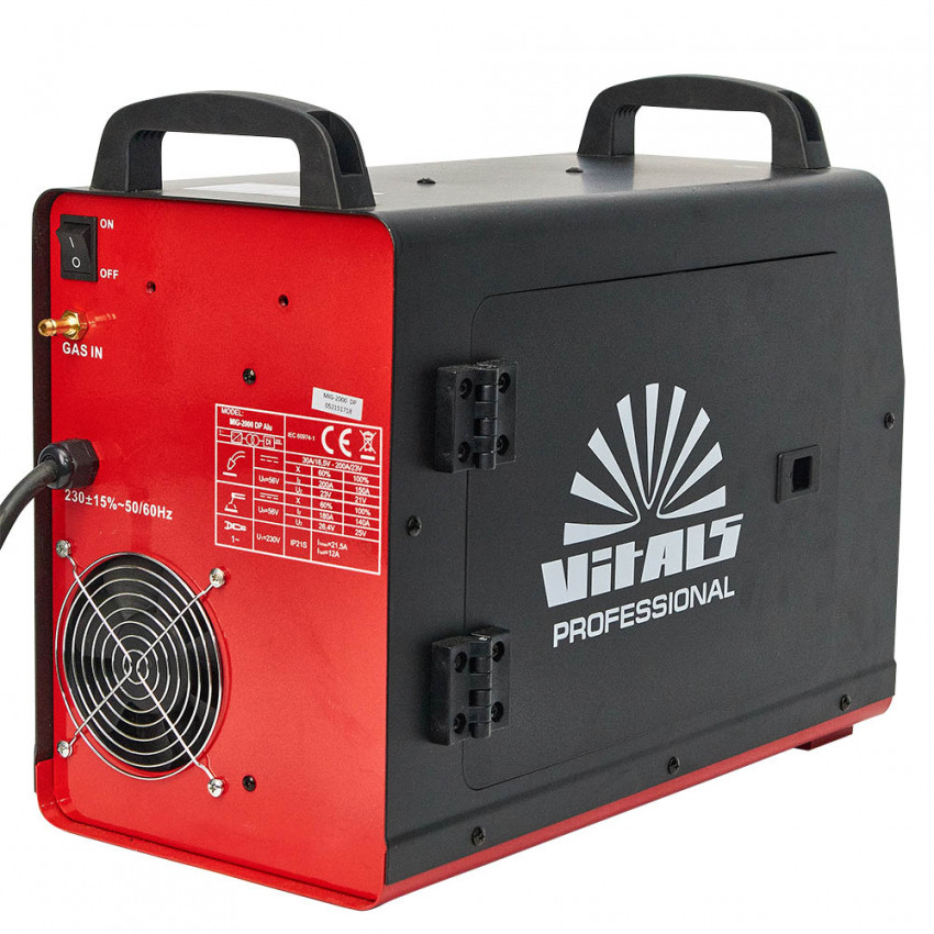 Зварювальний апарат Vitals Professional MIG 2000 DP Alu-156907