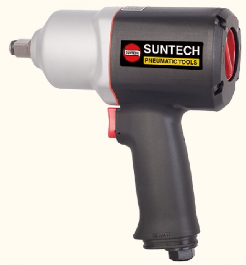 Пневмогайкокрут Suntech SM-43-4133P1, 9000об/хв,13мм,68-746Nm, вхід1/4'',10мм,125л/хв,2,04кг,6,2Бар-