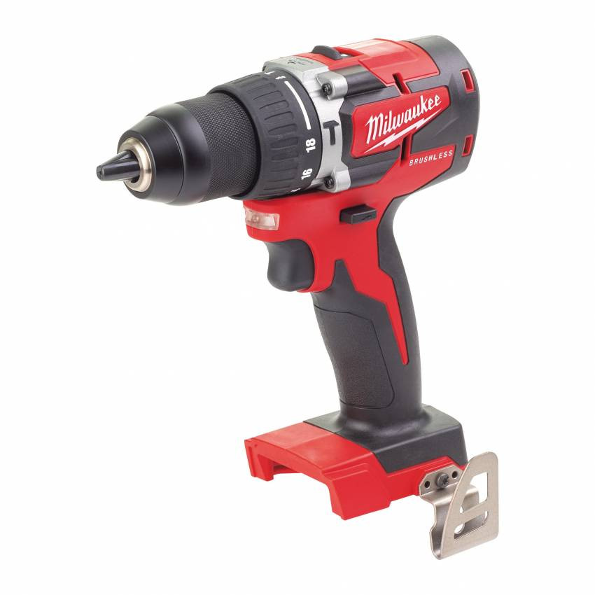 Дриль-шуруповерт з ударом акумуляторна MILWAUKEE, M18 CBLPD-402C, 60Нм, (зарядний пристрій, 2 акум.Х 2Ач, кейс)-4933464537