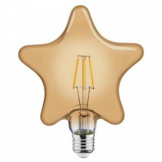 Світлодіодна лампа FILAMENT RUSTIC STAR-6 ​​6W E27 2200К-[articul]