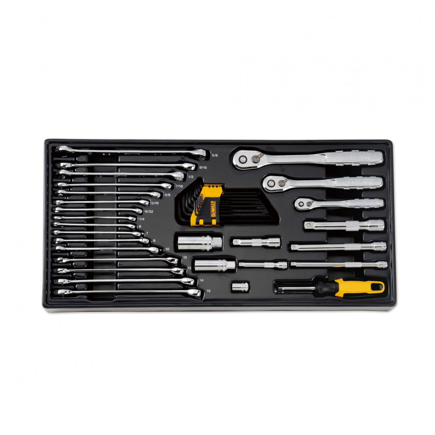 Набір головок, біт, шестигранних ключів 1/4, 3/8, 1/2, 341 предмет DeWALT DWMT45341-1-DWMT45341-1