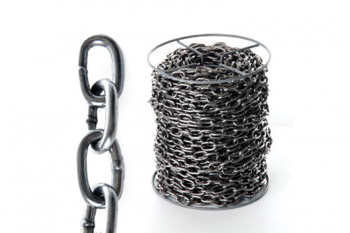 Ланцюг коротколанковий без покриття 4мм DIN 5685А бухта 70м APRO-CH-SL4B