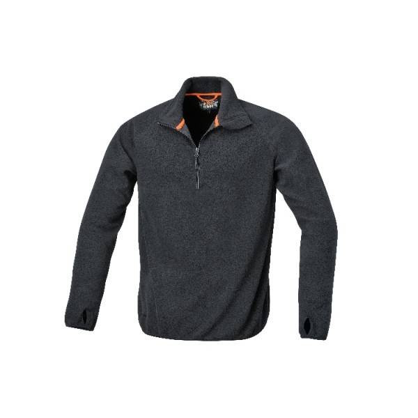 7635N флісова чоловіча кофта (светр) чорна розмір M-076350502