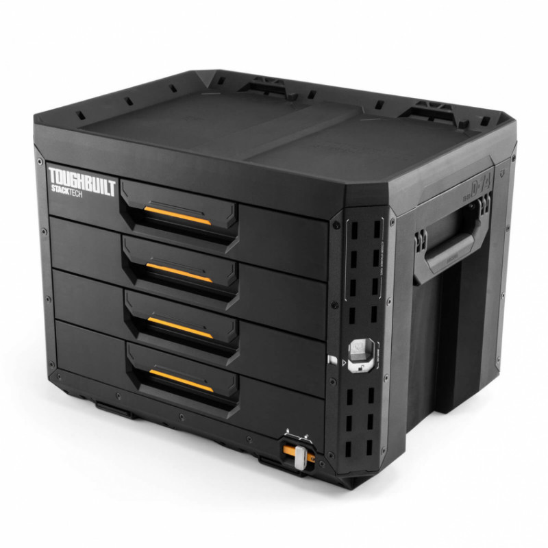 Ящик для інструментів TOUGHBUILT TB-B1-D-74 StackTech великий з 4 висувними шухлядами-TB-B1-D-74