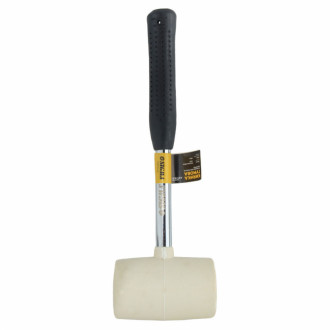 Киянка гумова біла 450г металева обгумована рукоятка SIGMA (4317421)-[articul]