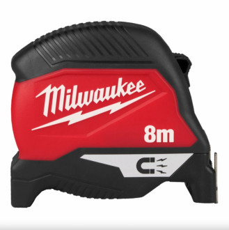 Рулетка магнітна MAGNETIC MILWAUKEE (Gen4), (полотно 30мм), 8м-[articul]