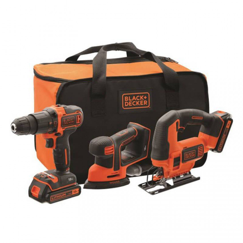 Набір із трьох інструментів BLACK DECKER BCK31S1S-BCK31S1S