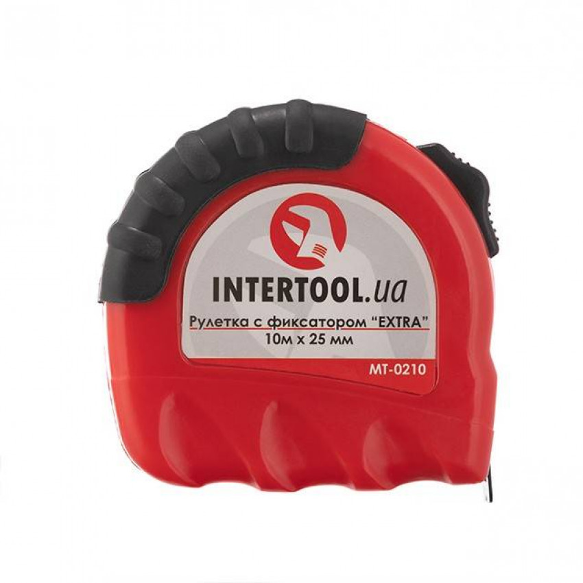 Рулетка з металевим полотном 10 м "EXTRA" INTERTOOL MT-0210-MT-0210