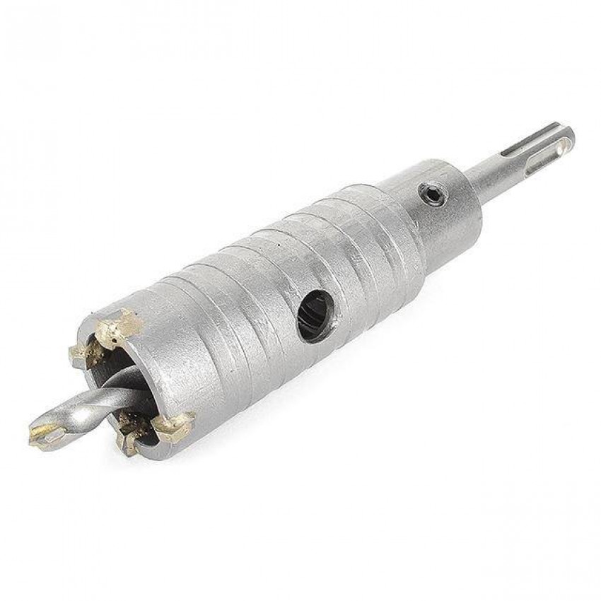 Свердло корончате по бетону 32мм + перехідник SDS Plus 100мм INTERTOOL SD-7032-SD-7032