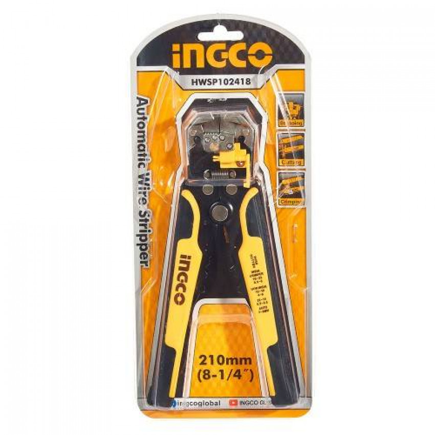 Автоматичний багатофункціональний стрипер 0.2 - 6 мм² INGCO INDUSTRIAL-HWSP102418