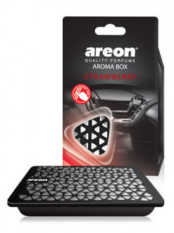 Ароматизатор AREON Aroma Box Клубніка банка (під сидіння)-[articul]