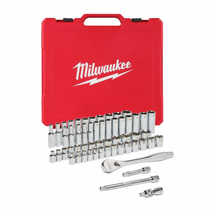 Набір головок 1/4" з храповиком MILWAUKEE, (28шт)-4932464943