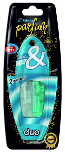 Ароматизатор Paloma DUO 5ml, ATLANTIC & OCEAN (підвіска з рідиною)-78032