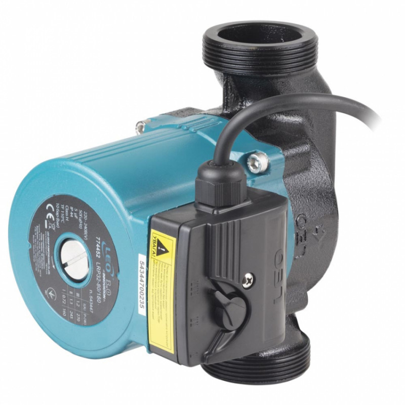 Насос циркуляційний 270Вт Hmax 8м Qmax 170л/хв Ø2" 180мм гайки Ø1¼" LEO 3.0 (774452)-774452