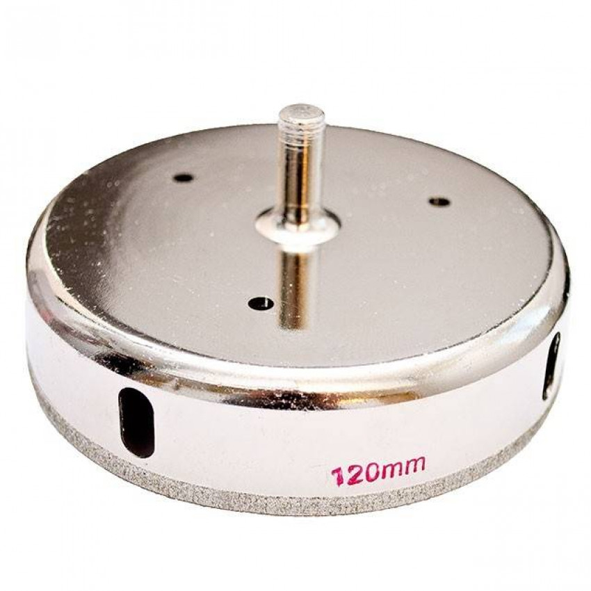 Свердло алмазне трубчасте по склу та кераміці, 120 мм INTERTOOL SD-0380-SD-0380
