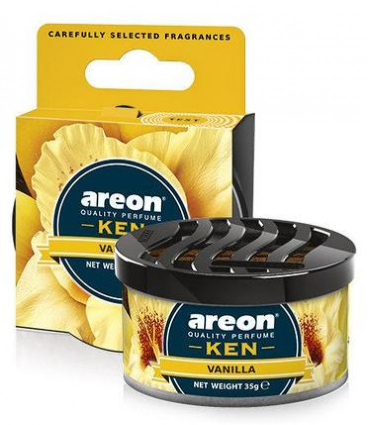 Ароматизатор AREON Ken Ваніль банка (під сидіння)-077203