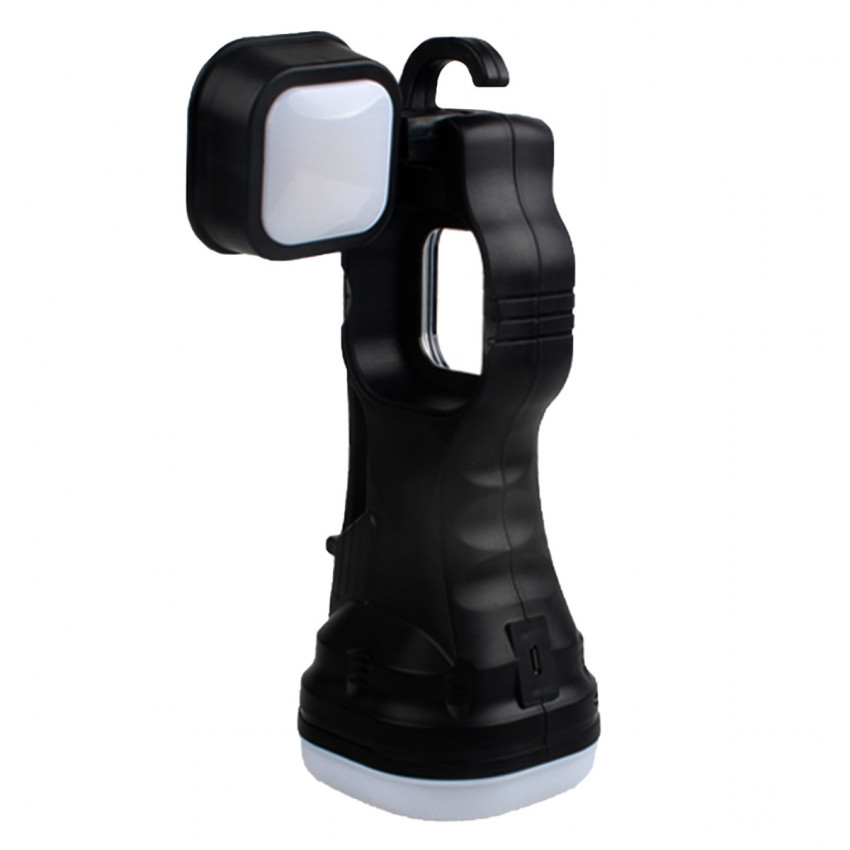 Ліхтар Quantum кемпінговий перезарядний Stalker 3W LED+COB solar з USB-QM-FL3020
