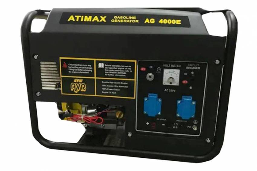 Бензиновий генератор Atimax AG4000E 230В-AG4000E_230V