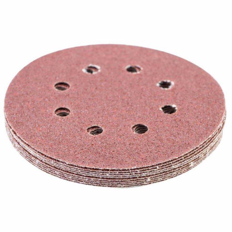 Шліфувальне коло 8 отворів Ø125мм P40 (10шт) Sigma (9122631)-9122631