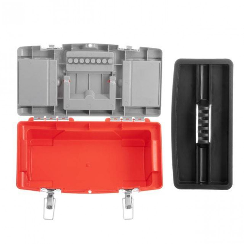 Ящик для інструментів з металевими замками, 13" 335*185*130мм INTERTOOL BX-0513-BX-0513