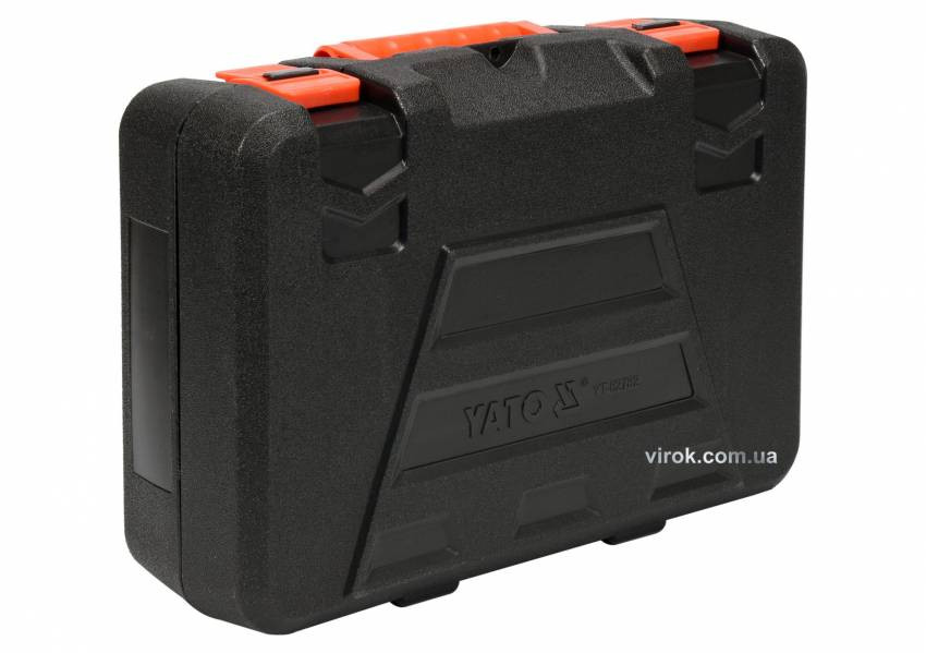 Шуруповерт-дриль акумуляторний YATO Li-Ion 18 В 2 Агод 40 Нм + кейс-YT-82782