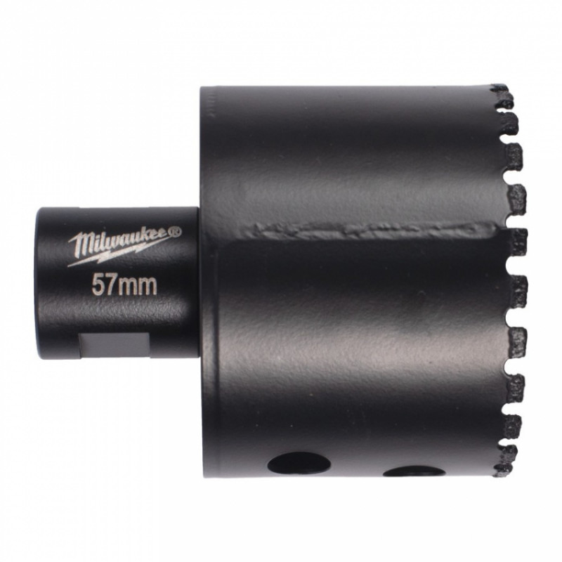 Коронка алмазна Diamond Max MILWAUKEE M14, діаметр 57мм (сухе свердління)-4932498358