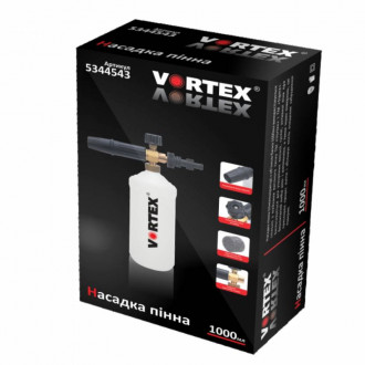 Насадка пінна (піногенератор латунь) 1л для мийок високого тиску VORTEX (5344543)