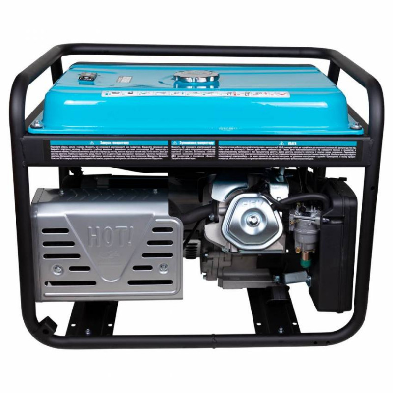 Набір генератор 5.0/5.5кВт 4-х тактний ручний запуск + Компресор двоциліндровий ремінний 2.5кВт 335л/хв 10бар 50л SIGMA (57104612)-57104612