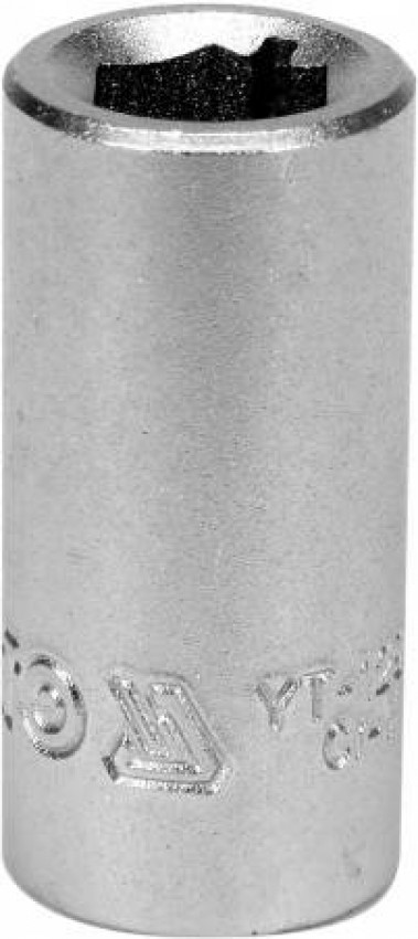 Перехідник для викруткових насадок YATO: квадрат 1/4" (F) HEX-1/4 (M) 6,3 мм, CrV [Блістер]-YT-12971