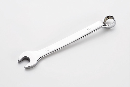 Ключ рожково-накидний глибокий CrV 10мм СИЛА-201810