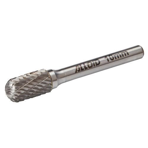 Alloid Pro. Борфреза твердосплавна по металу, тип C, D-10мм, d-6мм, L-65мм-CB-63239C (300/25)