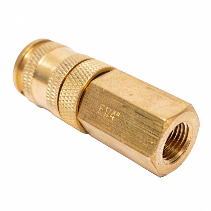 З'єднання швидкознімне посилене з фіксатором 1/4" (латунь) Sigma (7021641)-7021641