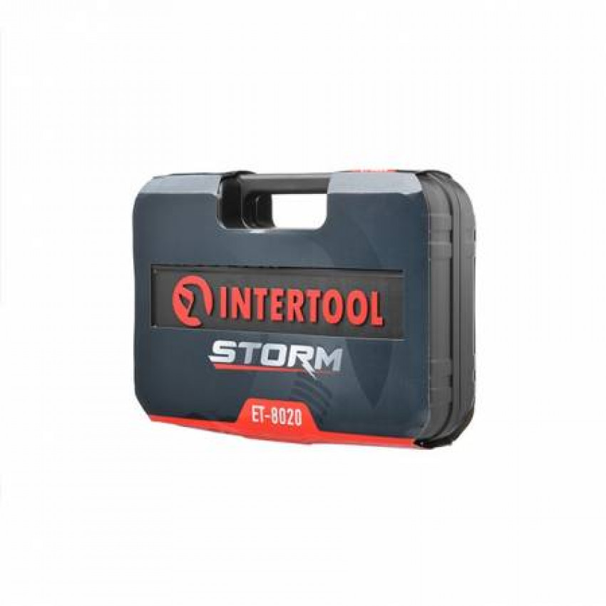 Набір інструментів 20 од., STORM, 1/2", Cr-V INTERTOOL ET-8020-ET-8020