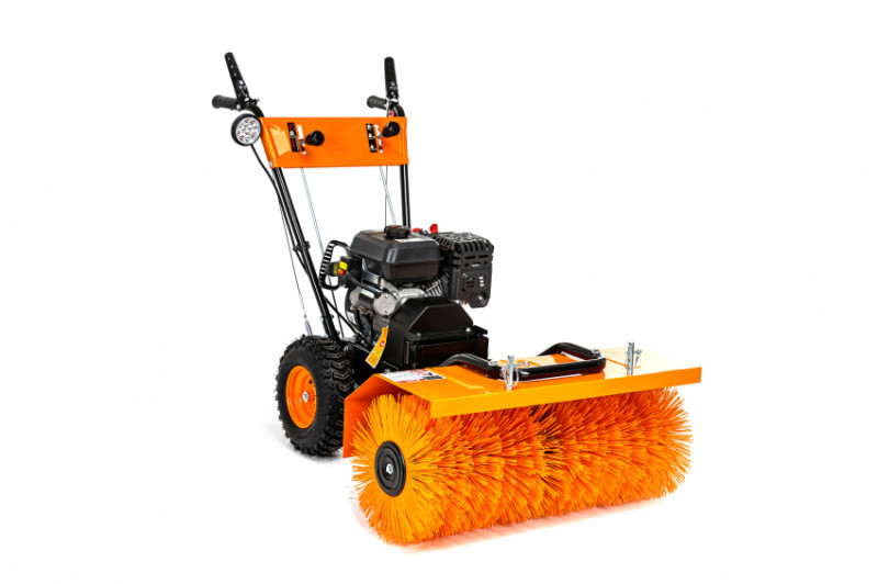 Підмітальна машина бенз. SW800E, 6к.с., ширина щітки 800мм, діаметр 345мм, 5вперед/2назад, електростарт-SW800E