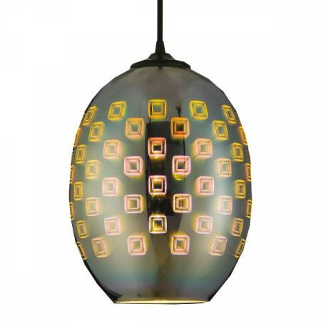 Світильник підвісний SPECTRUM Е27 3D-ефект овальний-021 005 0002